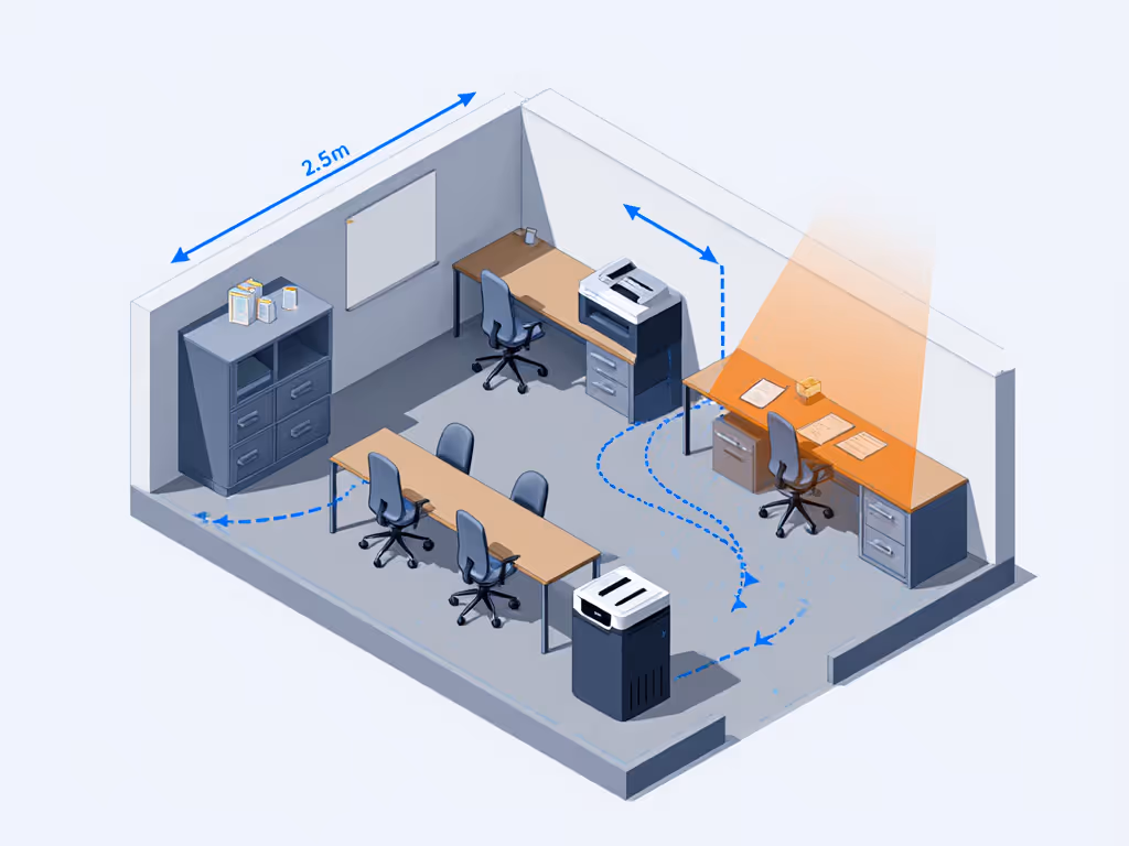 placement_diagram_showing_optimal_shredder_placement_in_small_office_with_noise_zones_mapped
