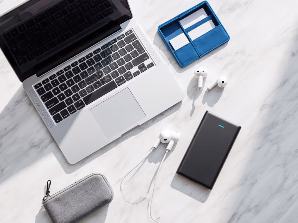 travel_sized_cordless_shredder_with_laptop_and_power_bank