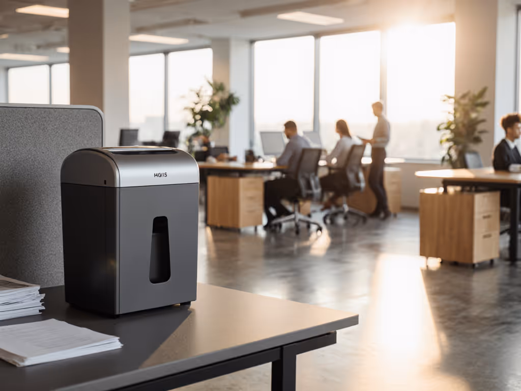 Shredder Noise Reduction for Quiet Open Office Workspaces