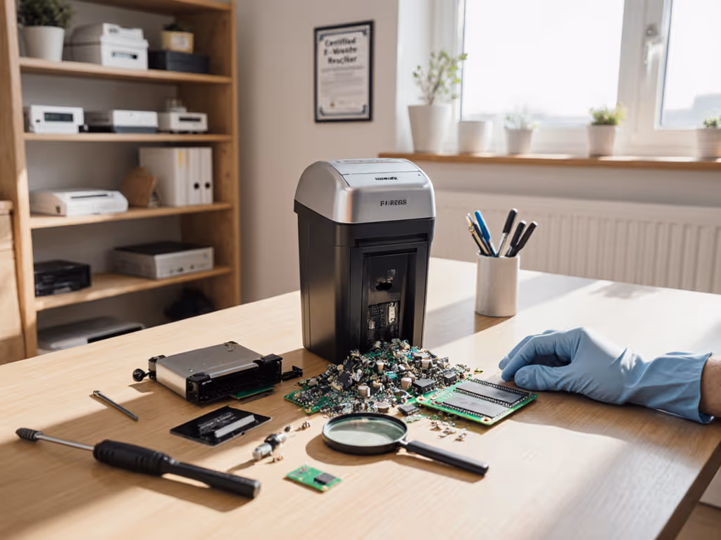 Responsible Shredder E-Waste Disposal Steps