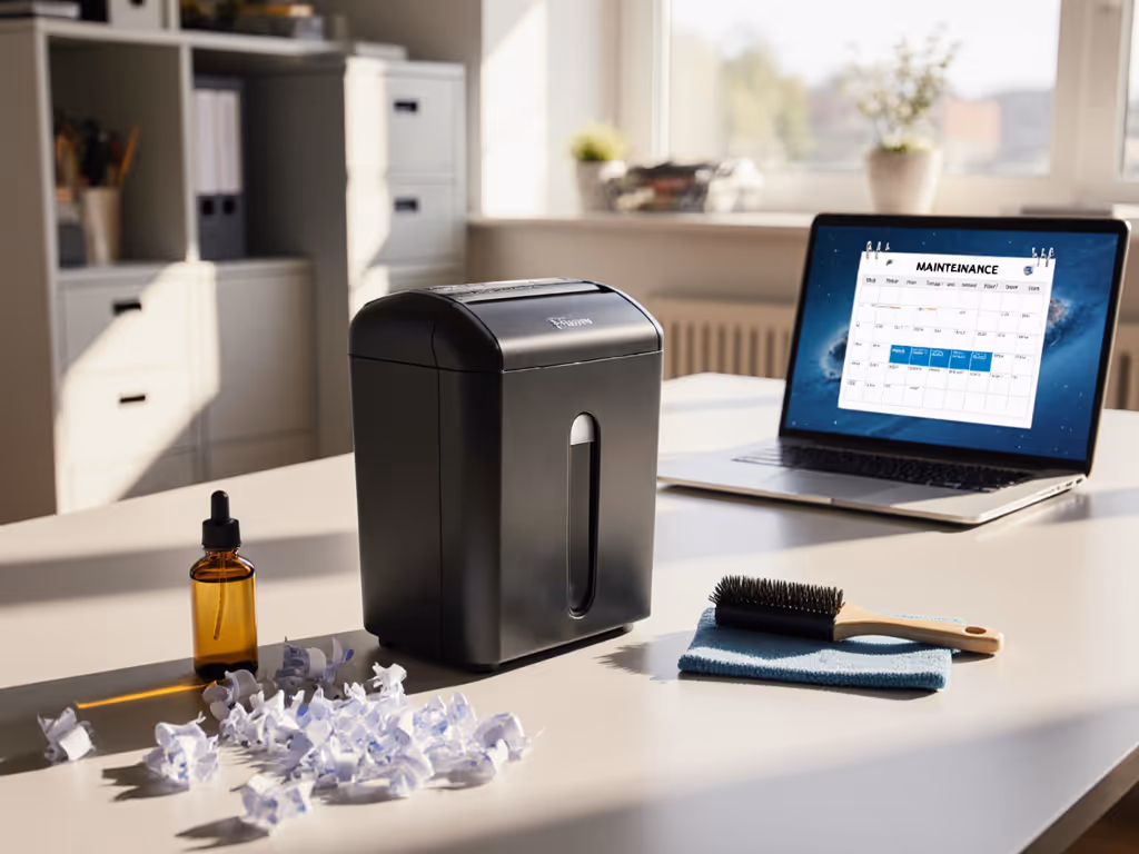 Shredder Maintenance Schedule Based on Your Usage Level