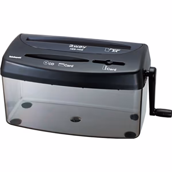 Nakabayashi 3-Way Manual Shredder